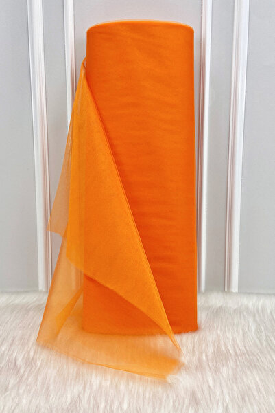 ZEYMERADE Turuncu Süsleme Tülü Bohça Çeyiz Gelin Damat Söz Nişan Nikah Kapı K...