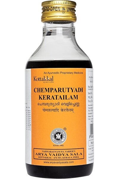 Kottakkal ayurveda ® تشيمباروثيادي كيرا تيلام - 400 مل (عبوة من قطعتين)