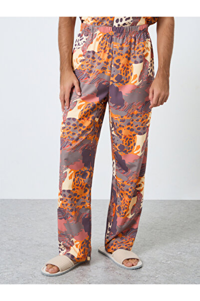 Styli Men Abstract Print Relaxed Fit Shirt and Pyjama Set