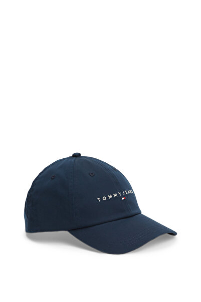 Tommy Hilfiger Men Navy Logo Embroidery Baseball Cap