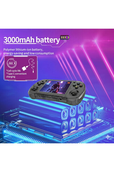 Clavi Powkiddy X35H 64GB retro console with games, 4 core 2.0GHz 640x480 3000mAh black