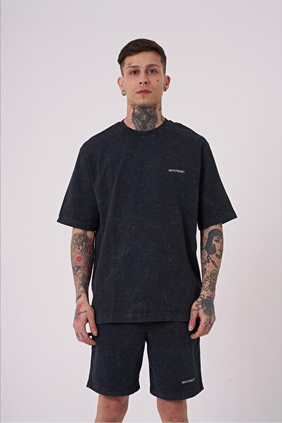 Machinist Men's Basic Washable Relaxed T-Shirt Anthracite