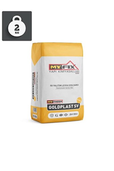 Myfix Elyaflı Isı Yalıtım Levha Sıva Harcı 2 Kg- (Sıva Kalekimi)
