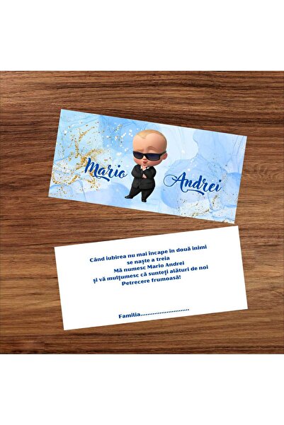 Aela.alc Plic de bani botez set 10buc