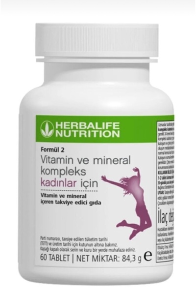 Herbalife FORMÜL 2 VİTAMİN VE MİNERAL kOMPLEKS KADINLAR İÇİN