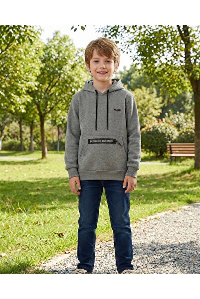 Erkek Çocuk Kapüşonlu Sweatshirt