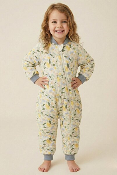 Zeyland Unisex Çocuk Elyaf Dolgulu Uyku Tulumu - Mavi