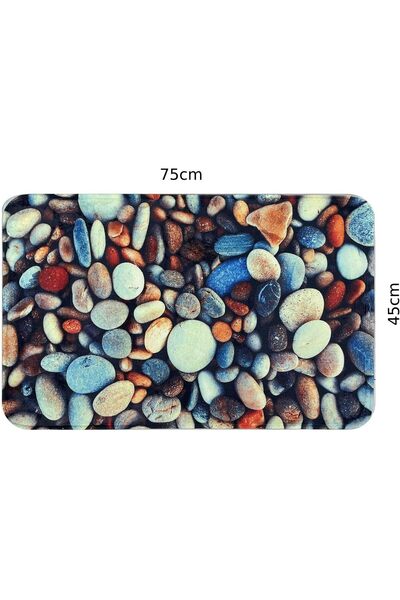 Moment Bathroom Rug Mat 45 x 75 cm, Velvet Ultra Soft Absorbent Bath Mat
