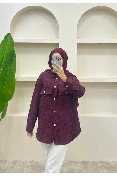 lurex moda Gold Buttoned Shirt