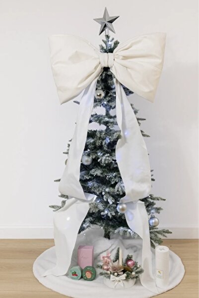 NOR DESIGN Christmas Large Double Decorative Bow – Waterproof Outdoor Material