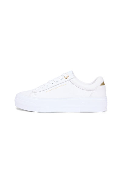 Tommy Hilfiger Women White Foxing Platform Sneakers