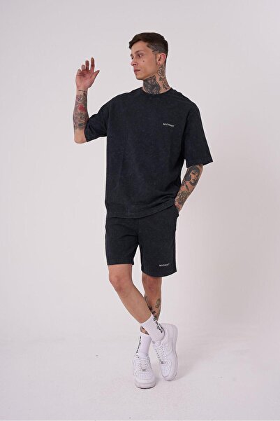 Machinist Men's Basic Washable Relaxed T-Shirt Anthracite