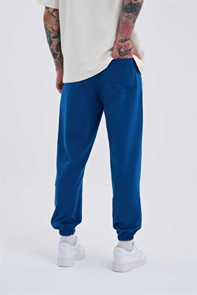 Machinist Ανδρική φόρμα Jogger με ελαστικό πόδι, χαλαρή βάση, Indigo