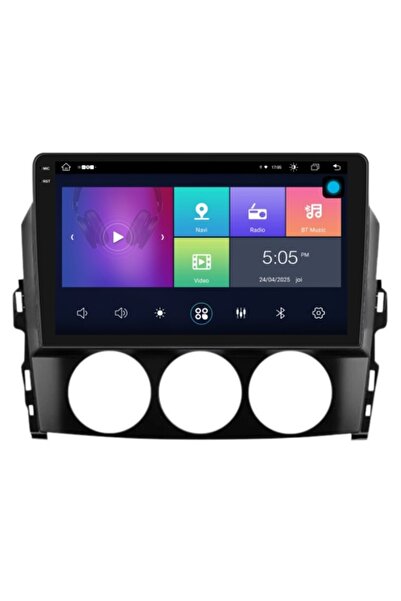 Piloton Navigație pentru Mazda MX-5 (2005-2015) QLED 2K Octa Core 4GB/64GB