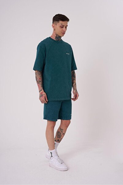 Machinist Men's Basic Washable Relaxed T-Shirt Oil Green