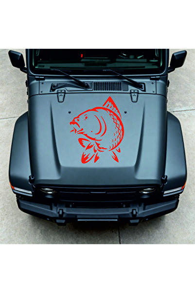 StickITsibiu Big Fish – 4×4 Off-Road Car Sticker – Dimensions 30x24 cm.