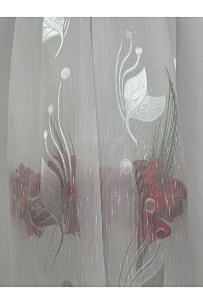 Liz Line Mechanically embroidered curtain, with rejansa, white, "La Primavera" collection Liz Line, PD10710