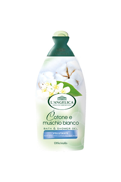 L'Angelica Angelica Bagno Cotone Muschio Bianco 450ml