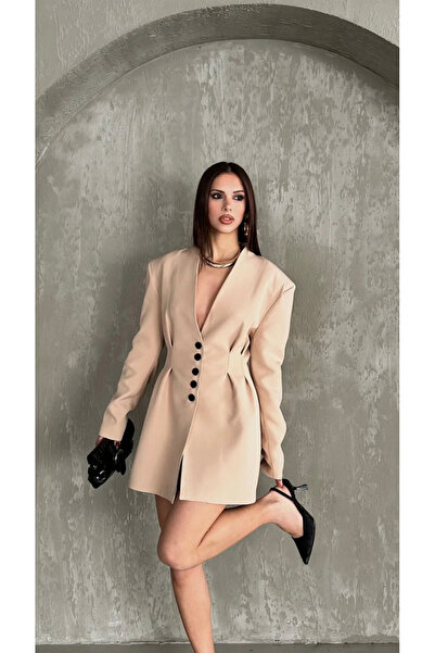 swanco Sculpted Blazer Elbise-Ceket