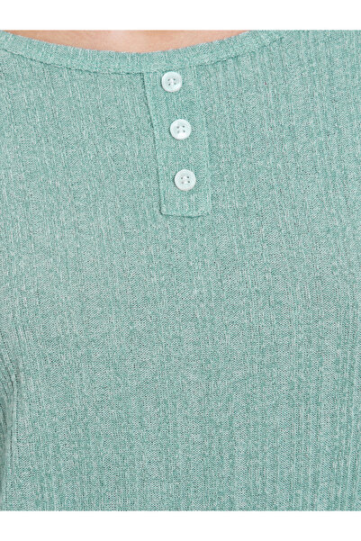 Styli Textured Solid T-Shirt and Check Pyjama Set