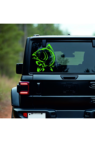 StickITsibiu Big Fish – Autocolant Auto 4×4 Off-Road – Dimensiuni 60x48 cm.