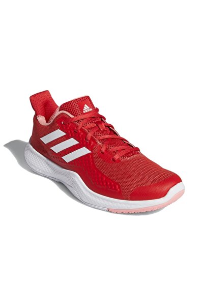 adidas Women's red FitBounce Trainer sneakers
