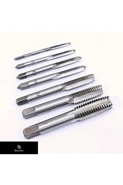 Brentino 8 Parçalı Klavuz Seti, dayanıklı alaşımlı çelik ve yüksek hızlı çeli...