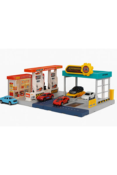 TUFY TOYS ARAÇ TAMİR VE BENZİN İSTASYONU