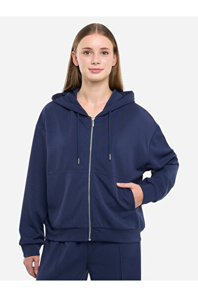 Victor and Jane By Styli Navy Zip Up Hoodie and Joggers Co-Ords