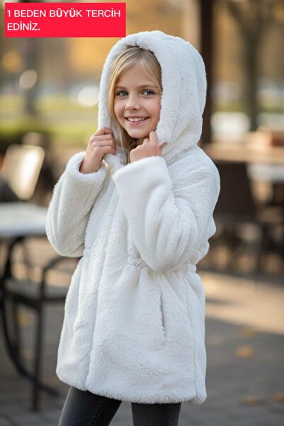 Kamex Palton căptușit din pluș pentru fete