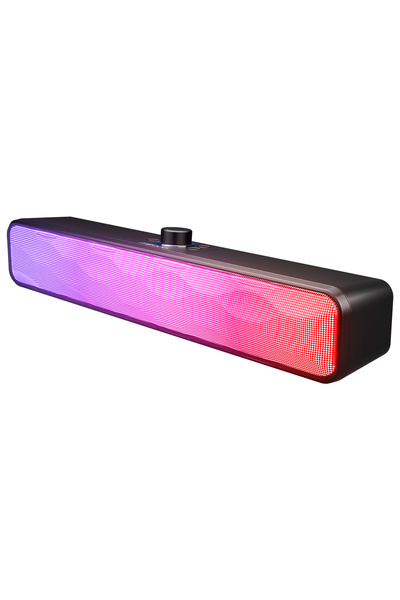 Mikado MD-SBT31 Siyah 5W*2 1200mAh BT,RGB,TF Card,Type-C ,USB Soundbar Speaker