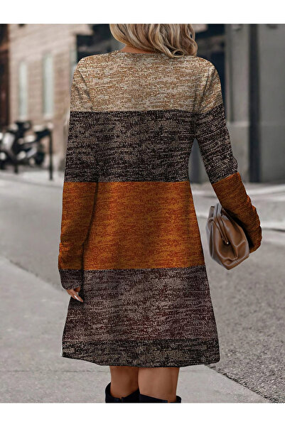 Take Two By Styli Women Color Block Mini Dress