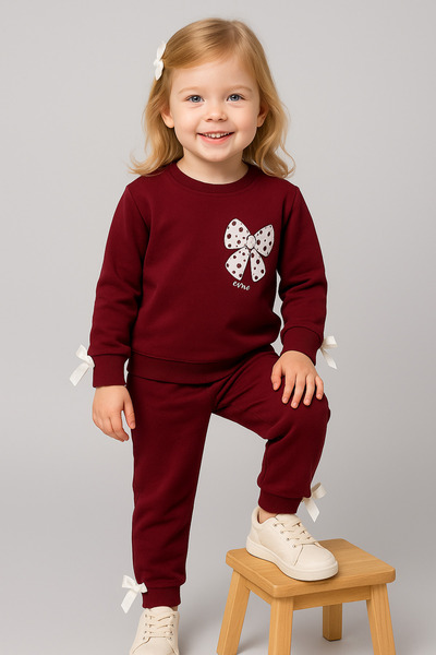 aden kids Комплект с панделки за момичета, възраст 4-10 години – удобен и стилен комплект за всеки ден