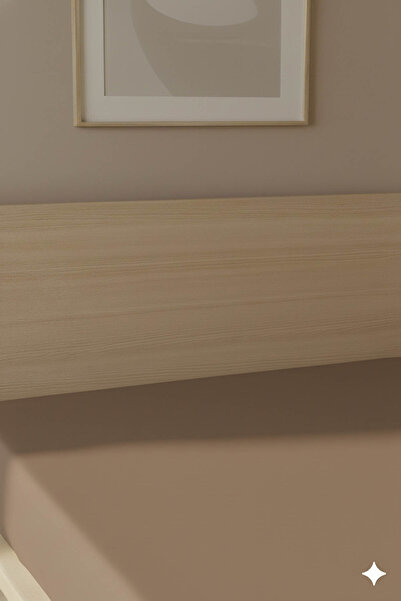 FAVORA 100% Cotton Ranforce Premium Single Fitted Sheet - Mocha