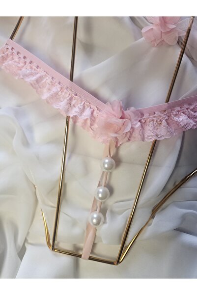 G&H UNDERWEAR Pearl String Thong Panties Big Pearl