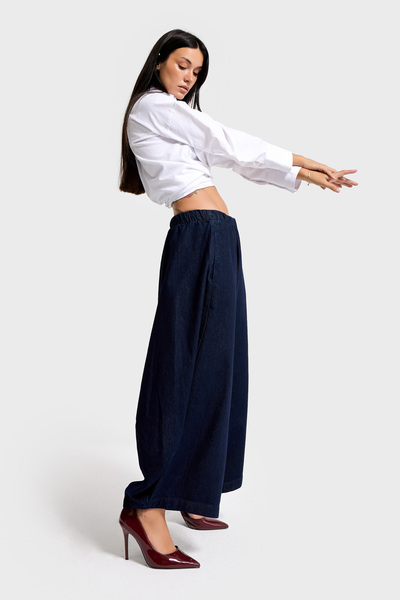 it's basic Жіночі джинси Indigo Color 7s6-50 Super Drop Baggy Fit 100% бавовна Дизайн Denim Jean