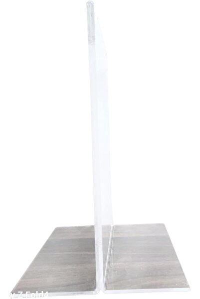 Generic Clear Acrylic L-Shaped Display Stand, Transparent Perspex Sign Holder, A4/A5/Custom