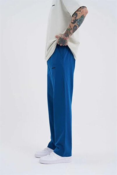 Machinist Ανακουφιστικό φαρδύ παντελόνι φούτερ Indigo