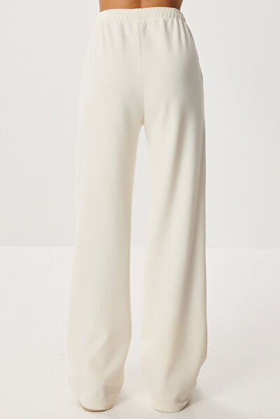 Lovelyİstanbul Very Soft Textured Thessaloniki Sweatpants Lub0063 Bone