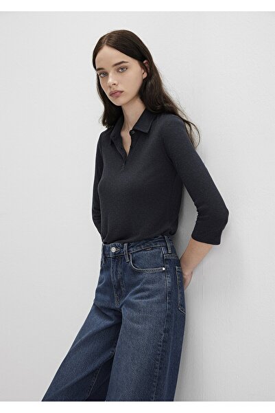 Mavi Polo Collar Modelli Combed Cotton Anthracite