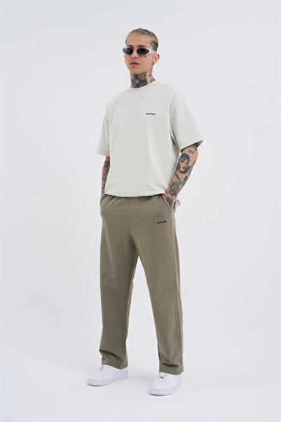 Machinist Χαλαρό Φαρδύ Φούτερ Χακί