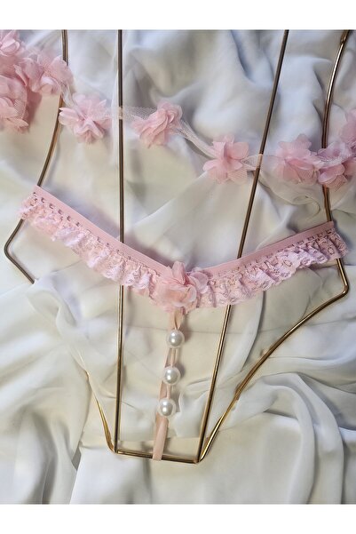 G&H UNDERWEAR Pearl String Thong Panties Big Pearl