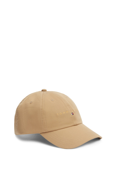 Tommy Hilfiger Women Beige Logo Six-Panel Baseball Cap