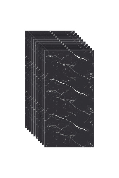 SDEPOT Set de 20 plăci de tapet S DEPOT®, grosime 2 mm, 30x60 cm, imitație marmură, model gri închis