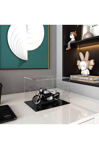 Slasa Clear Acrylic Display Case 40.6×30.4×25.4cm for Large Collectibles