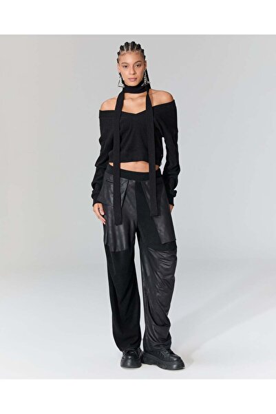 LAMANTE V Yakalı Crop