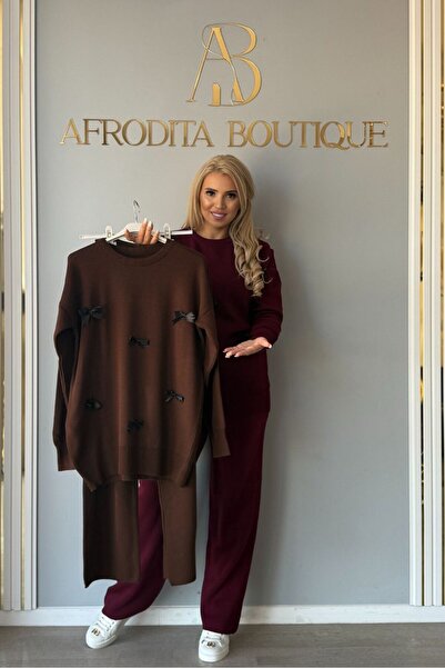 Afrodita Boutique Knitted Bow Set