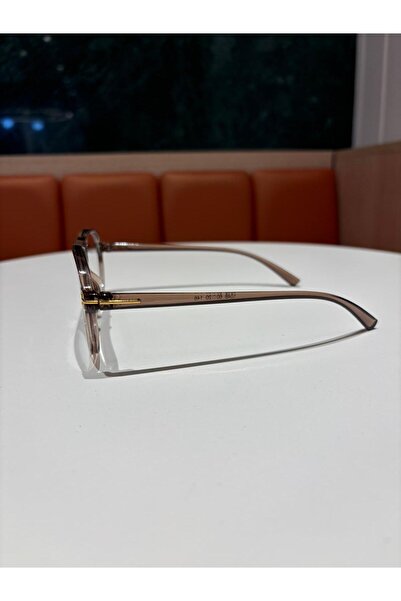 funeyes Marcus Smoke Brown Light Brown Pilot Blue Light Protection Unisex Optical Glass Compatible Glasses Drop Model