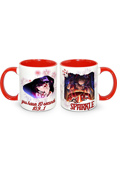 Kupabaskıcısı Honkai Star Rail Sparkle Porcelain Mug Cup – Anime Design – Double-Sided Printing