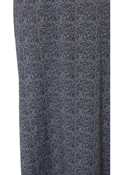 Eight Fashion Women's Crumpled Jacquard Flared Zippered Skirt